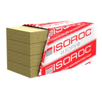 Утеплитель жесткий Изорок (Isoroc) Изоруф Н 1000х600х100 мм (уп/2плиты, 1,2м2/0,12м3)