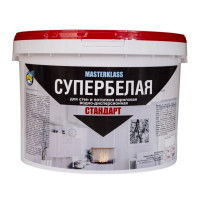Краска акриловая Мастер-Класс Стандарт супербелая 14 кг