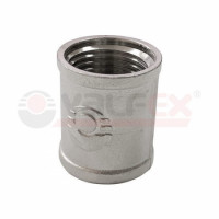 Муфта НИКЕЛИРОВАННАЯ соединительная VALFEX, 3/4 (20мм) арт VF170N034