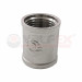 Муфта НИКЕЛИРОВАННАЯ соединительная VALFEX, 1/2 (15мм) арт VF170N012