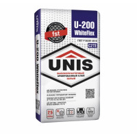 Плиточный клей Unis (Юнис) U-200 Whiteflex 25 кг