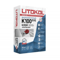 Плиточный клей Litokol Hyperflex K100 серый 20 кг